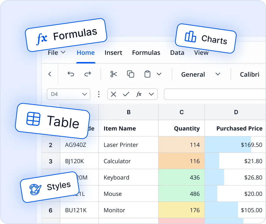 Unlock complete Excel functionality.