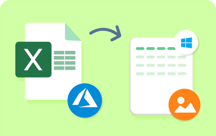 Convert an Excel worksheet to an image in Azure App Service Windows