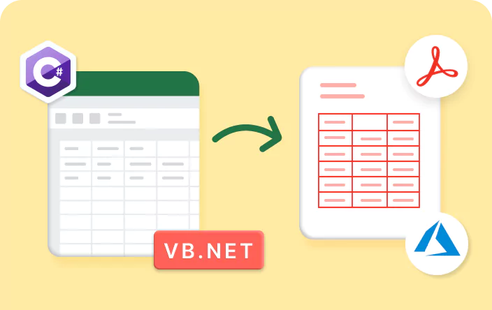 How to convert Excel to PDF in Azure app service using C#, VB.NET