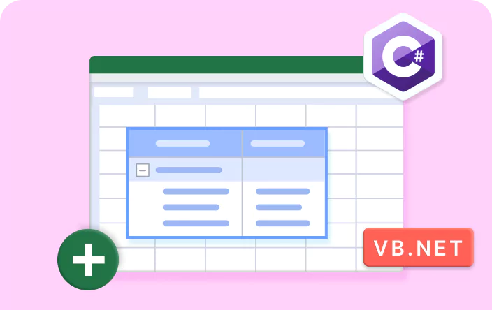 How to create a pivot table in an Excel document using C#, VB.NET