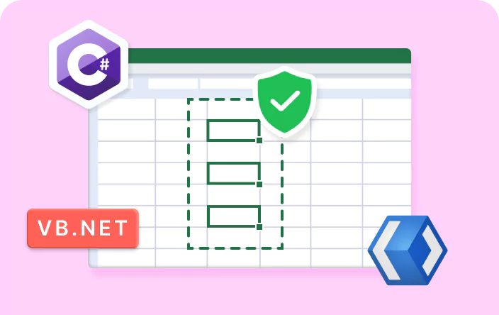 Protect certain cells in C#, VB.NET and WinForms Excel