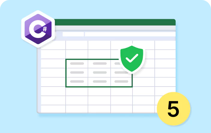 Easy Ways to Protect Excel Data in C#