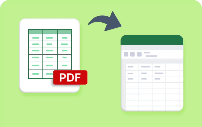 How to convert tables in PDF documents to Excel files