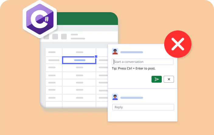 Remove threaded comment from Excel document using C#