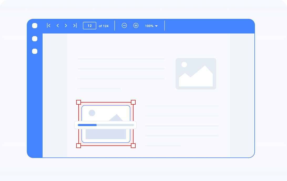 Compress images in .NET PDF.