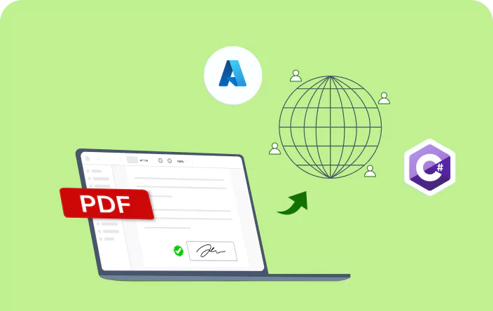 Create PDF Digital Signature Web Service Using Azure Key Vault in .NET PDF
