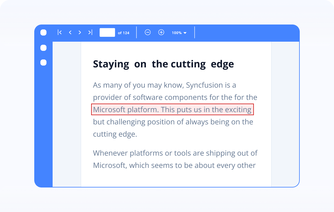 Extract text with bounds in .NET PDF.