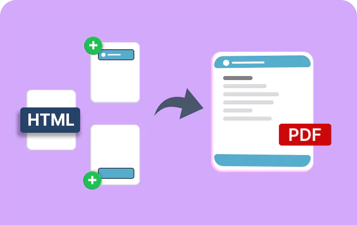 How to add PDF header and footer while converting HTML to PDF