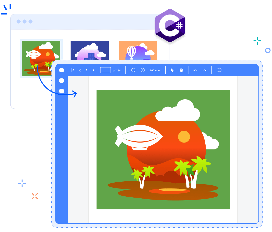 Convert Image to PDF in .NET PDF.