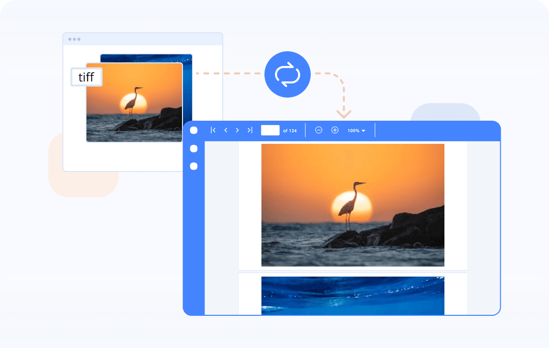 Convert multi-frame TIFF images to PDF in .NET PDF.