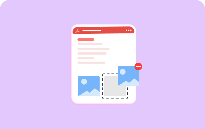 Remove images from PDF document