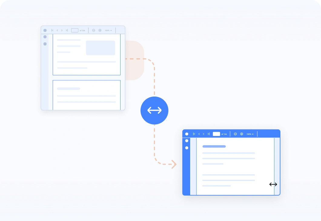 Extend margin of the merged PDF document.