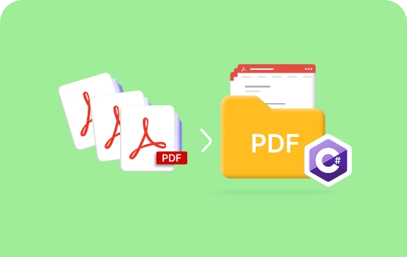 Merge all PDF files in a folder in C#