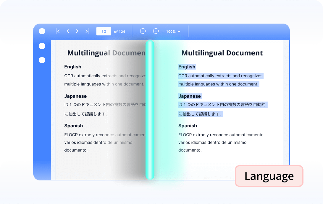 Multilanguage recognition in .NET PDF.