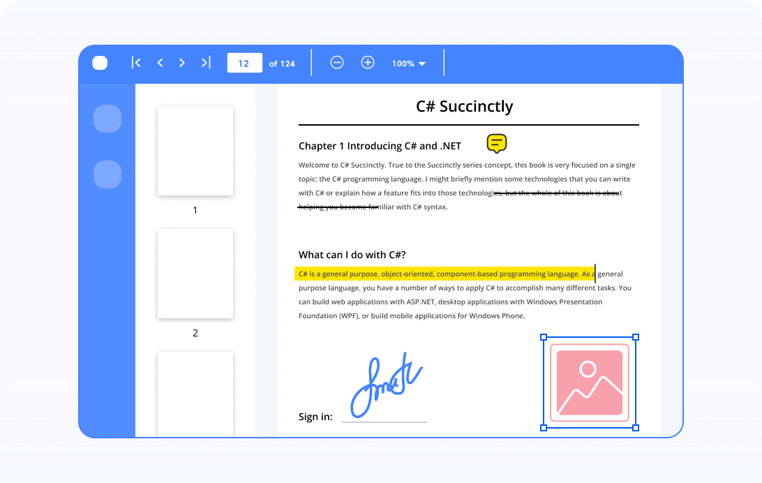 Post-processing in .NET PDF.