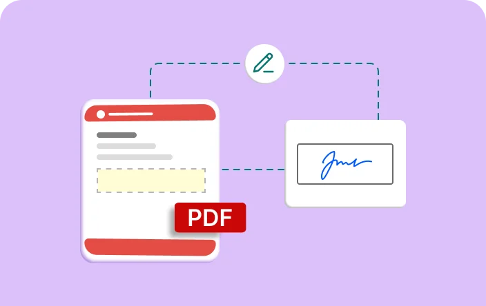 Fill PDF forms and sign a PDF document