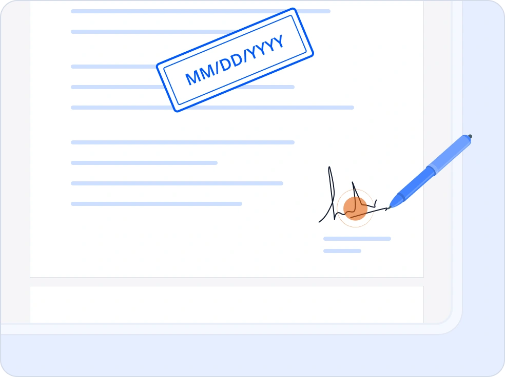 Digital signatures and timestamps.