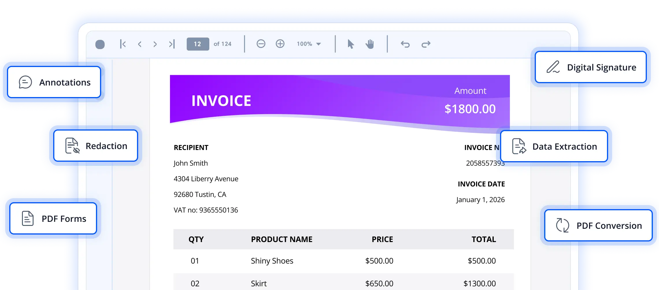 .NET PDF library banner customclass.