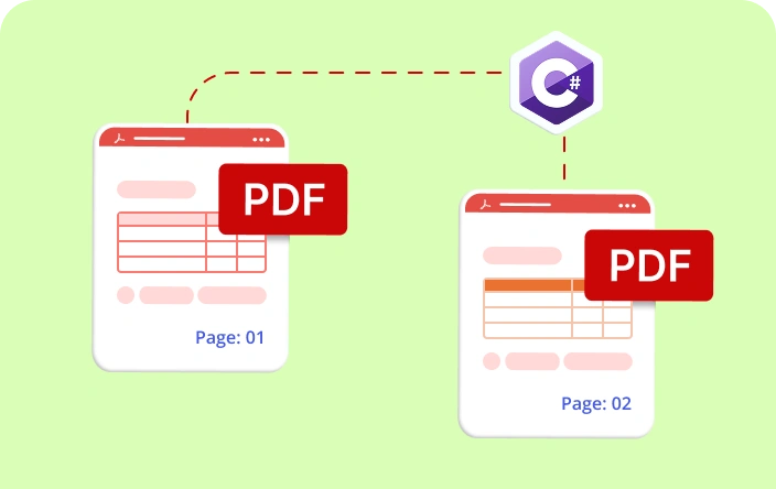 How to add multiple table sequentially in a PDF with pagination using C#