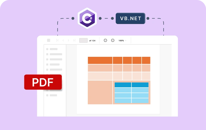 How to create nested table in a PDF using C# and VB.NET in WF