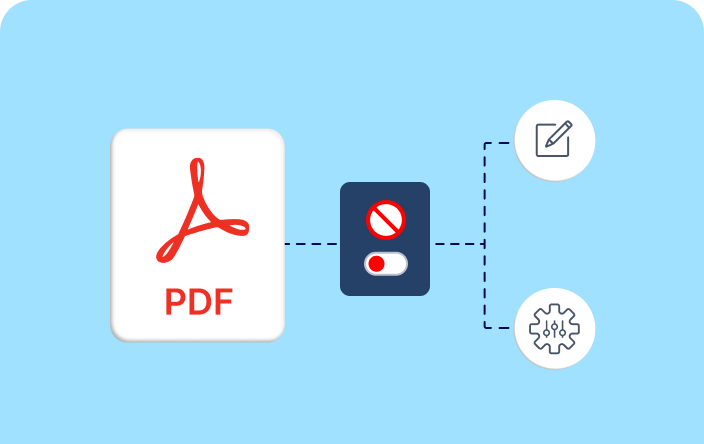 Remove conformance from a PDF document