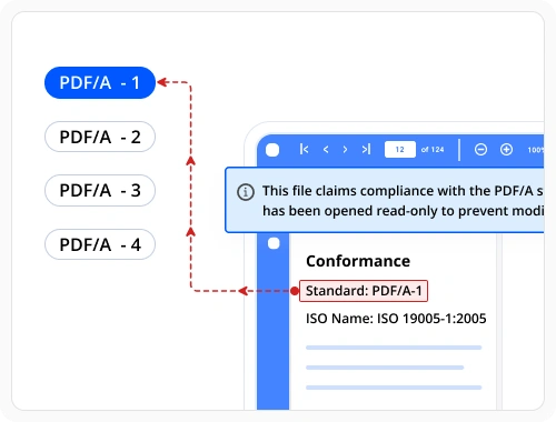 Retrieve conformance details from PDF in .NET.