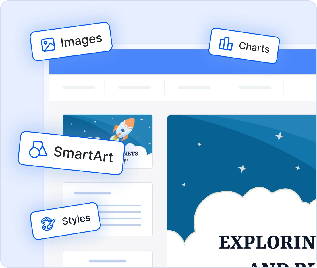 Unlock full presentation capabilities without office.