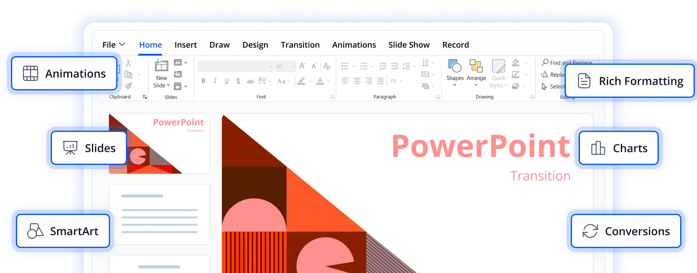 .NET PowerPoint library banner customclass.