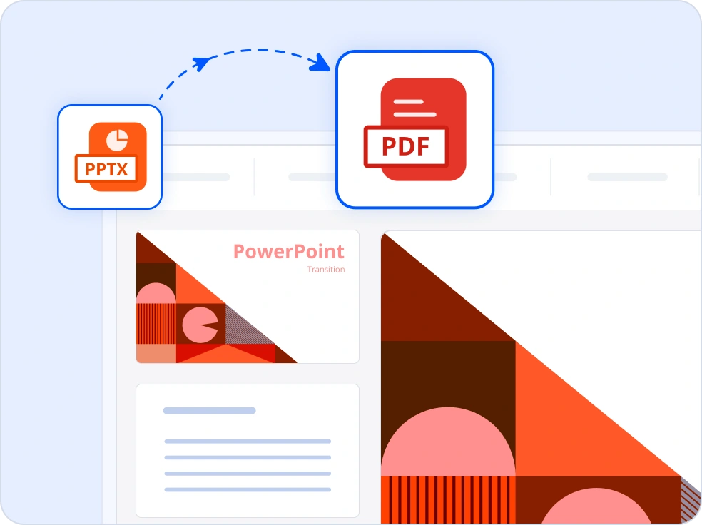 PowerPoint-to-PDF conversion.
