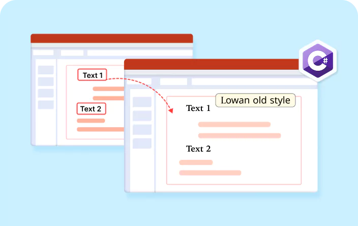 Change all font names in PowerPoint using C#
