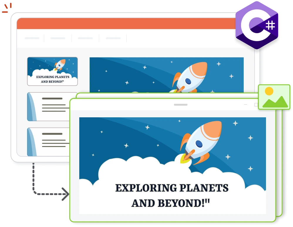 Convert powerpoint to image in .NET library.