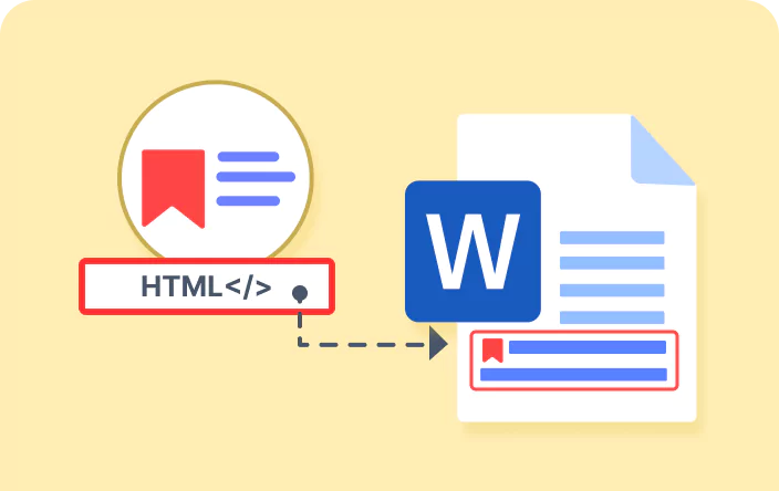 Inserting HTML within bookmark in Word