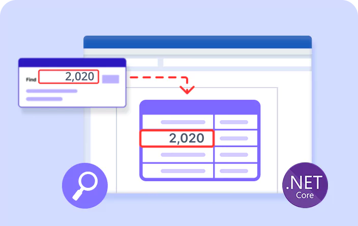 Find and replace text inside a table in a Word document