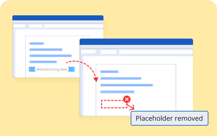 Removing placeholder text if the meta property is empty