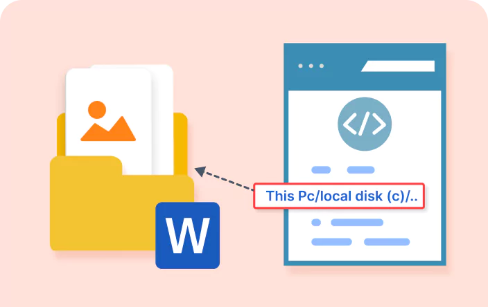 How to save images into a folder and use that path