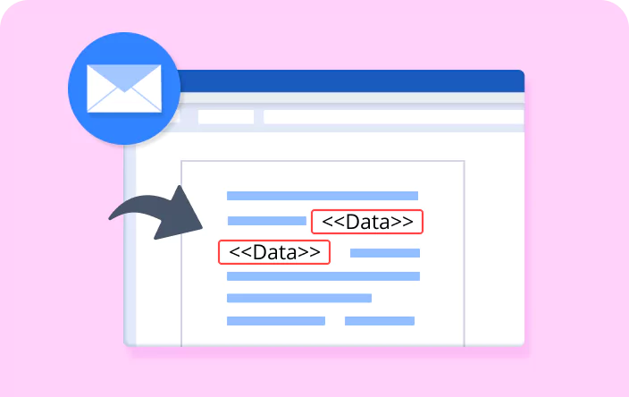 Execute mail merge for required fields phase by phase in a Word document
