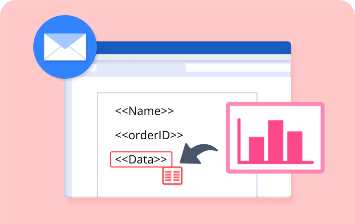 Replace merge fields with charts in a Word document using mail merge