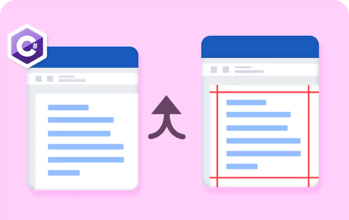 Merge a Word document with destination document margins in C#