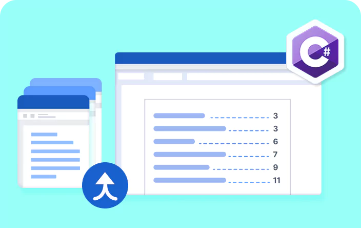 Merge Word documents and generate a TOC in C#