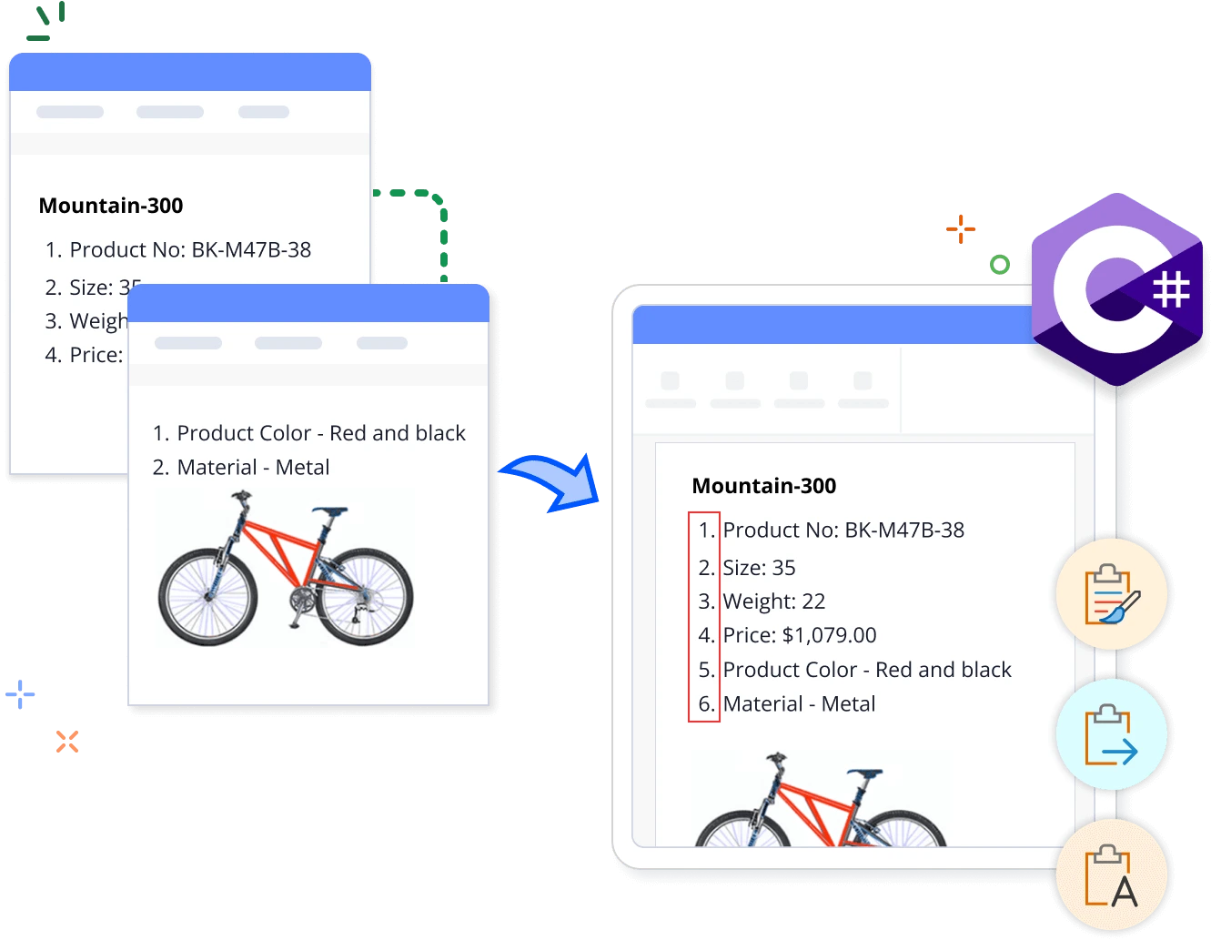 .NET Merge Word documents banner.