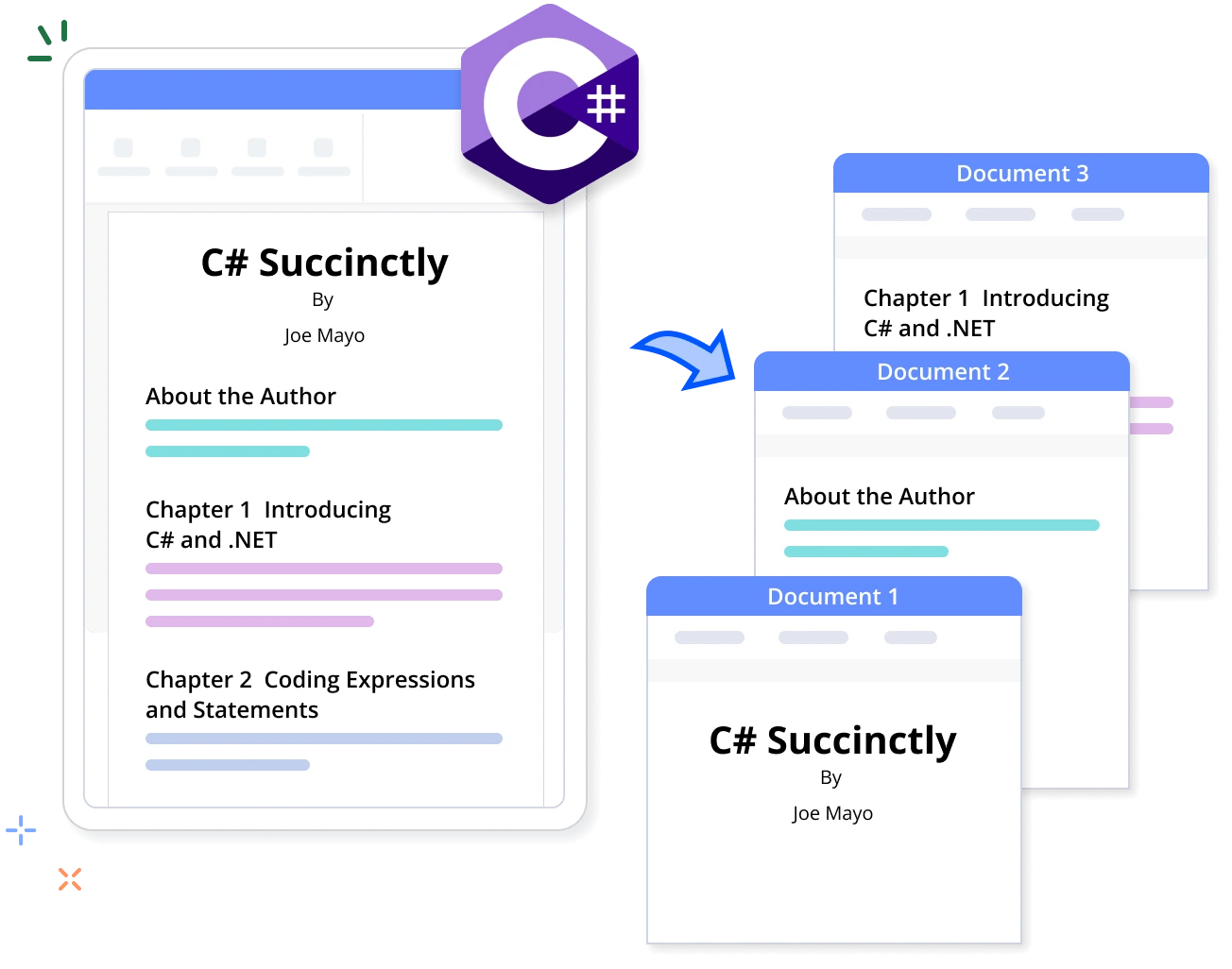 Split files in .NET Word.