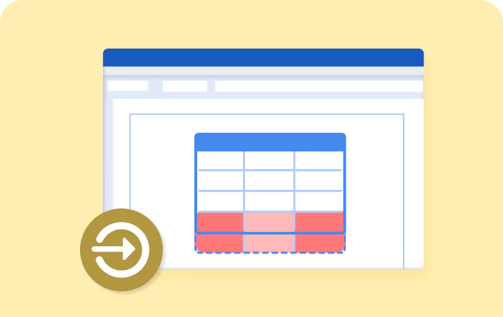 How to insert a row with the same formatting in a Word
