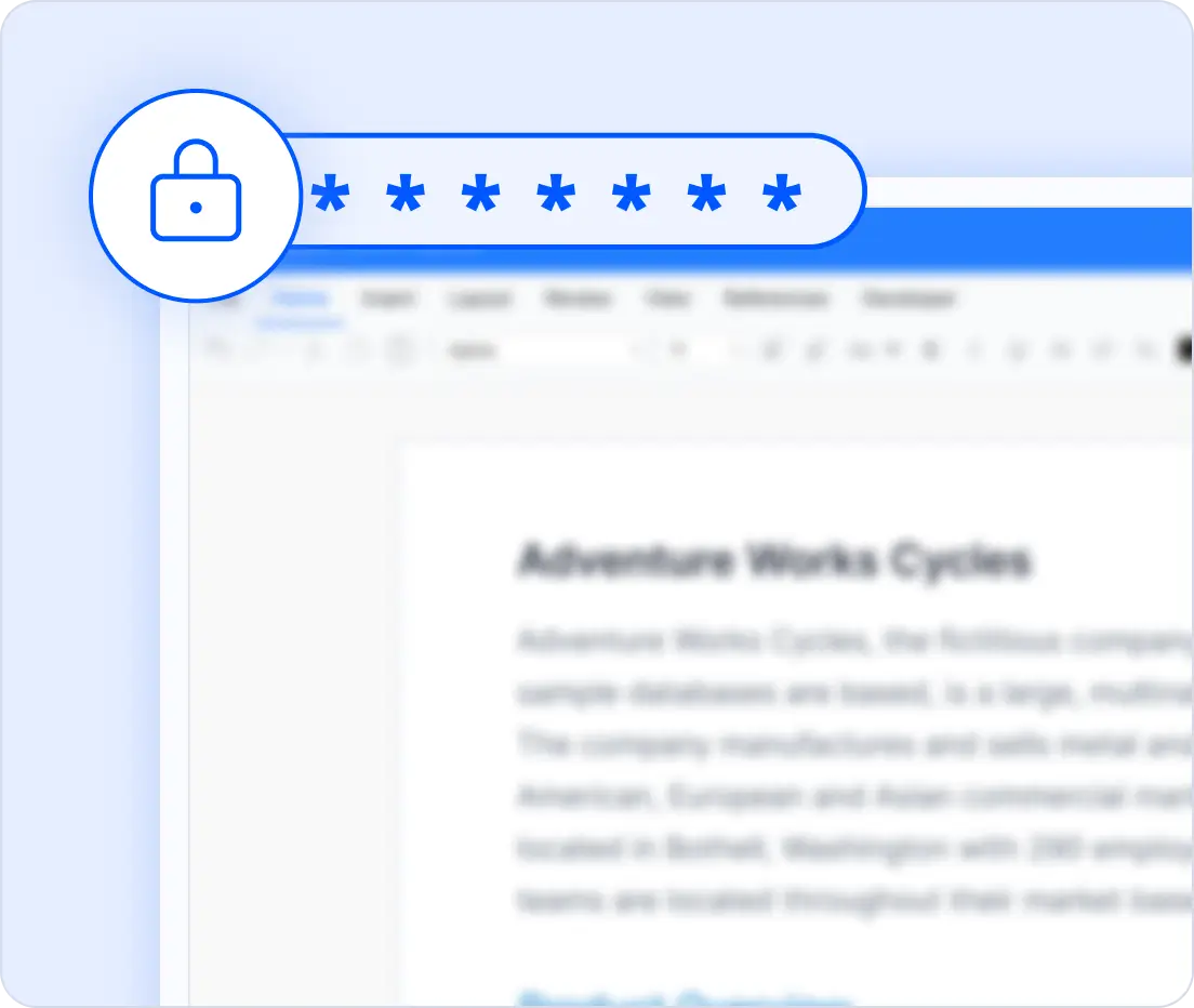 Advanced security and compliance.