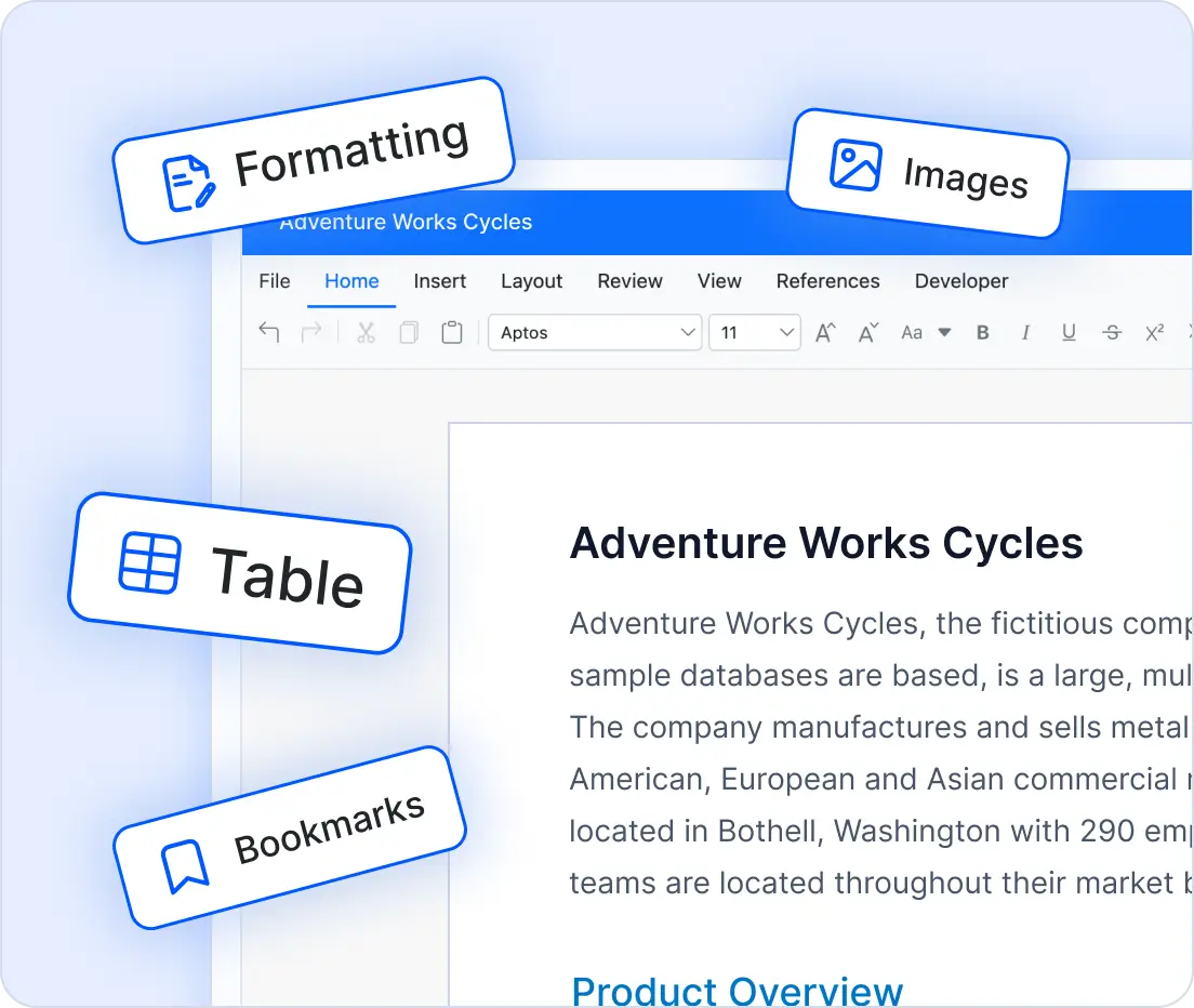 Powerful and comprehensive APIs.