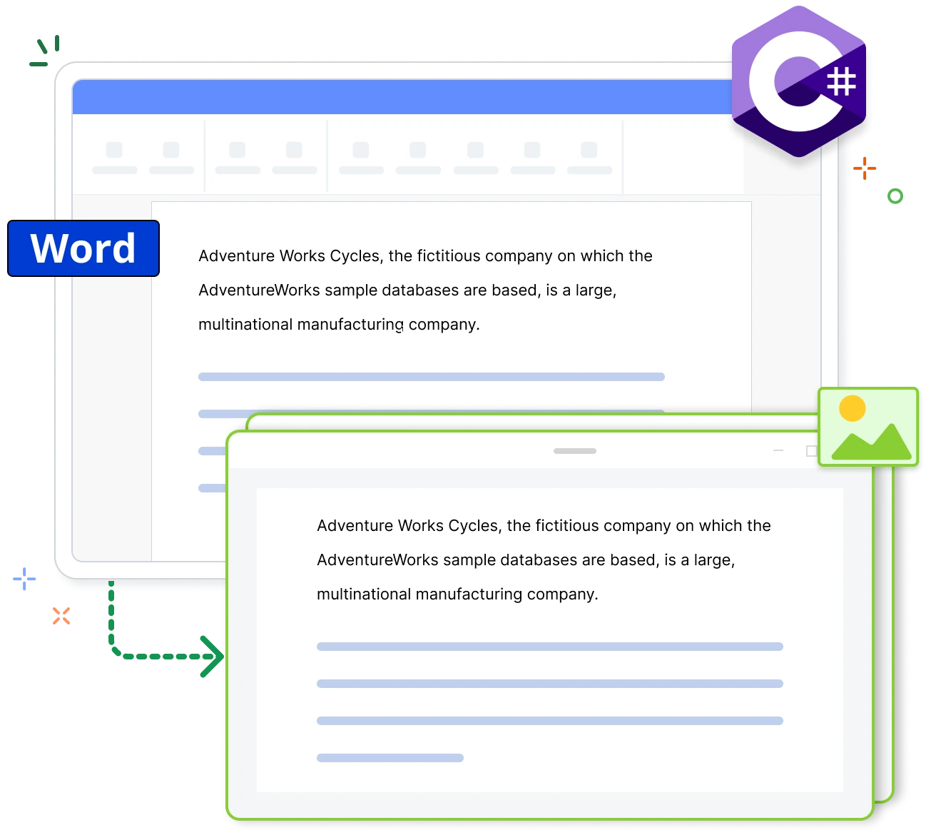 Word to image conversion in .NET Word.