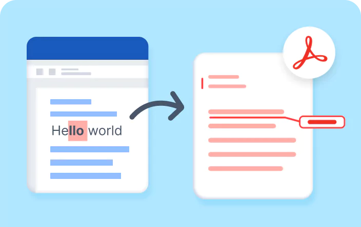 Preserve markup of tracked changes during Word-to-PDF conversion