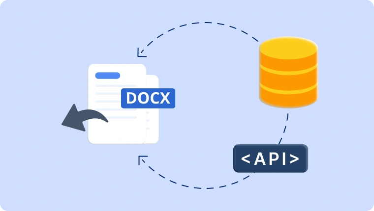 Template-driven document generation.