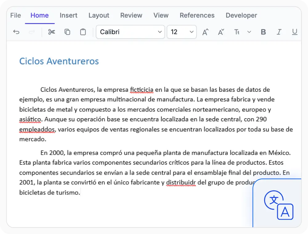Spell check language settings in React DOCX Editor