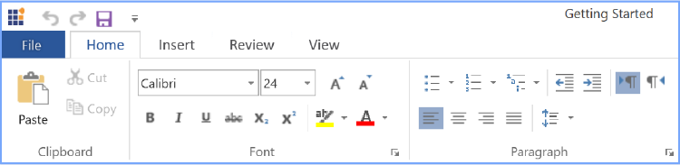 WPF RichTextBox with Ribbon