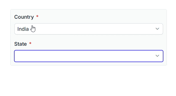 Dependent dropdowns in JavaScript Form Renderer.